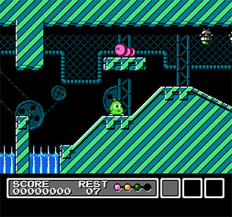 Pantallazo del juego online Mr Gimmick (NES)