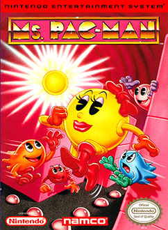 Carátula del juego Ms. Pac-Man (NES)