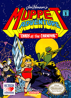 Carátula del juego Jim Henson's Muppet Adventure Chaos at the Carnival (NES)