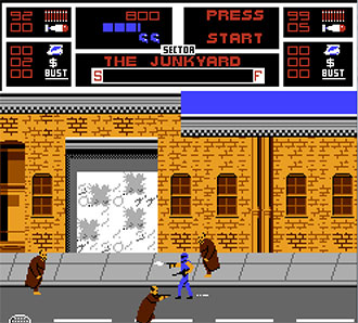 Pantallazo del juego online NARC (NES)