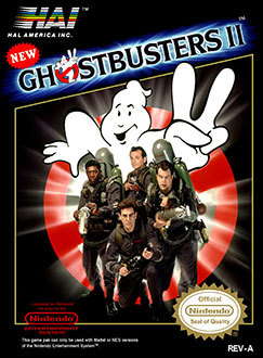 Carátula del juego New Ghostbusters II (NES)