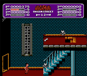 Pantallazo del juego online A Nightmare on Elm Street (NES)