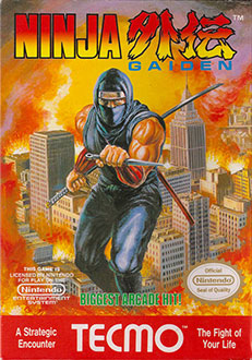 Carátula del juego Ninja Gaiden (NES)
