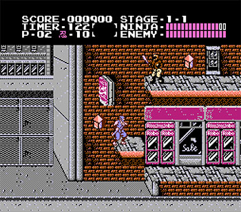 Pantallazo del juego online Ninja Gaiden (NES)