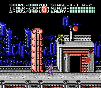 Pantallazo del juego online Ninja Gaiden II The Dark Sword of Chaos (NES)