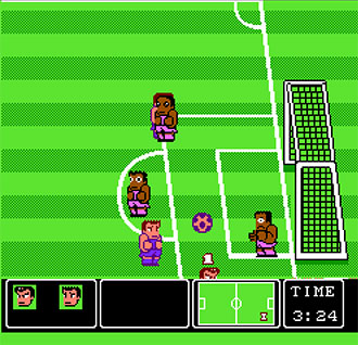 Pantallazo del juego online Nintendo World Cup (NES)
