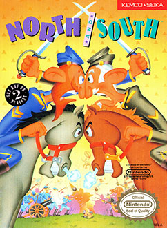 Carátula del juego North & South (NES)