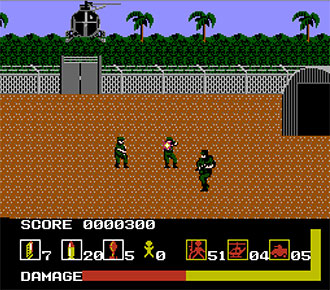 Pantallazo del juego online Operation Wolf (NES)
