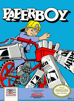 Carátula del juego Paperboy (NES)