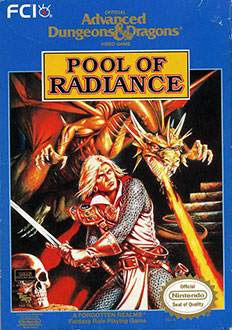 Juego online Advanced Dungeons & Dragons: Pool of Radiance (NES)