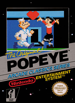 Carátula del juego Popeye (NES)