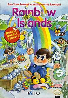 Carátula del juego Rainbow Islands (NES)