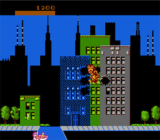 Pantallazo del juego online Rampage (NES)