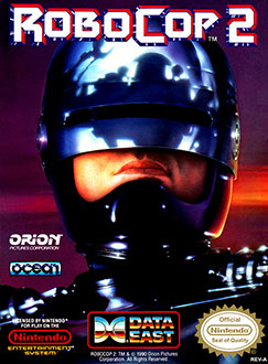 Carátula del juego RoboCop 2 (NES)