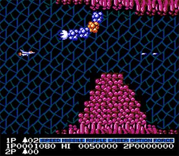 Pantallazo del juego online Salamander (NES)