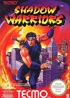 Carátula del juego Shadow Warriors (NES)