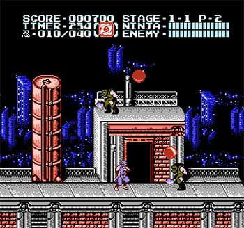 Pantallazo del juego online Shadow Warriors Episode II The Dark Sword of Chaos (NES)