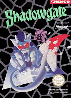 Carátula del juego Shadowgate (NES)