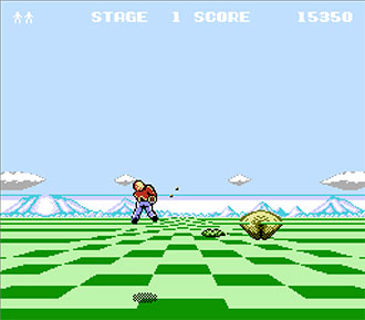 Pantallazo del juego online Space Harrier (NES)