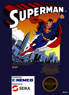 Carátula del juego Superman (NES)