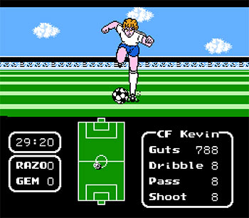 Pantallazo del juego online Tecmo Cup Soccer Game (NES)