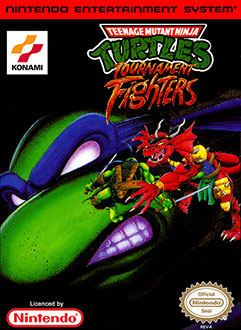 Carátula del juego Teenage Mutant Ninja Turtles Tournament Fighters (NES)