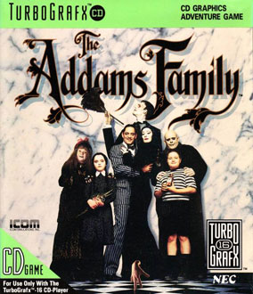 Carátula del juego The Addams Family (PC ENGINE-CD)