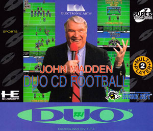 Carátula del juego John Madden Duo CD Football (PC ENGINE CD)