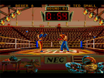 Pantallazo del juego online The Kick Boxing (PC ENGINE-CD)