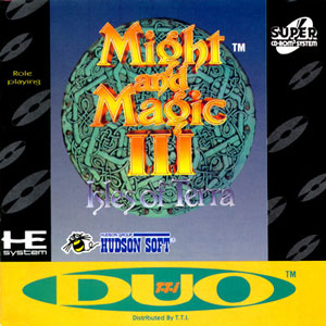 Carátula del juego Might and Magic III Isles of Terra (PC ENGINE CD)