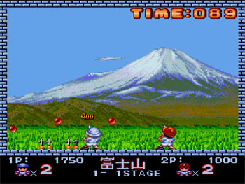 Pantallazo del juego online Pomping World (PC ENGINE CD)