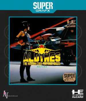 NEC SuperGrafx HuCARD - Aldynes - The Mission Code For Rage Crisis - NTSC-J - 1991