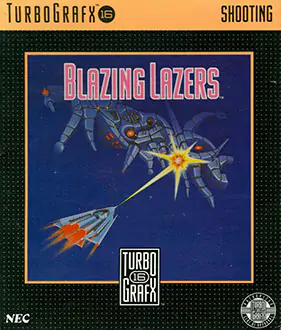 Portada de la descarga de Blazing Lazers