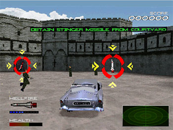 Pantallazo del juego online 007 Racing (PSX)