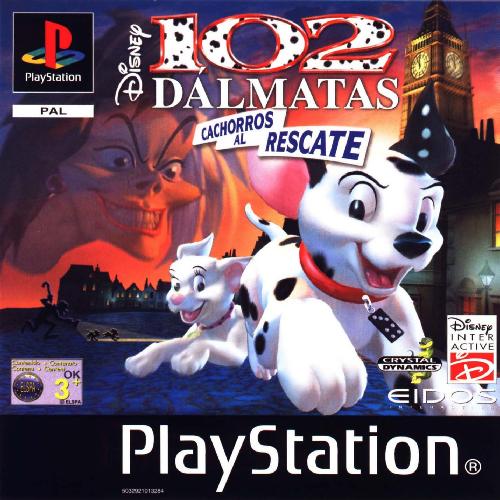 Carátula del juego 102 Dalmatas Cachorros al Rescate (PSX)