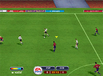 Pantallazo del juego online 2002 FIFA World Cup (PSX)