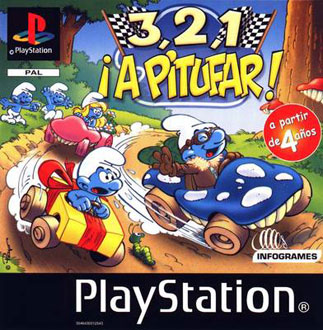 Carátula del juego 3-2-1 A Pitufar (PSX)