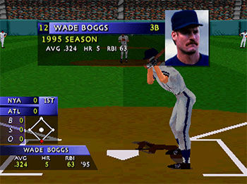 Pantallazo del juego online 3D Baseball (PSX)