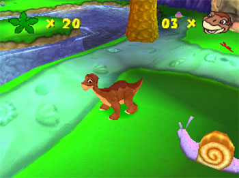 Pantallazo del juego online The Land Before Time Return to the Great Valley (PSX)