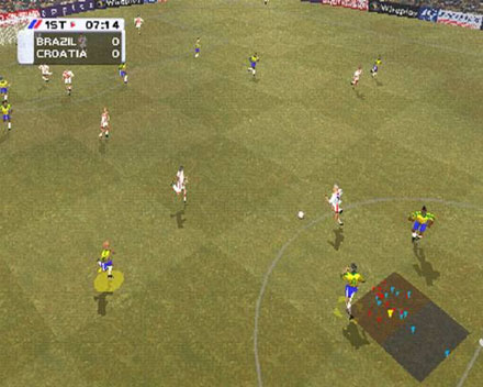Pantallazo del juego online Actua Soccer 3 (PSX)