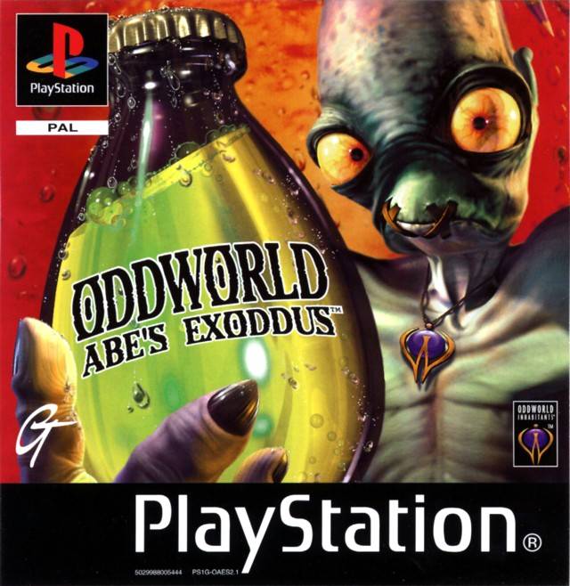 Carátula del juego Oddworld Abe's Exoddus (PSX)