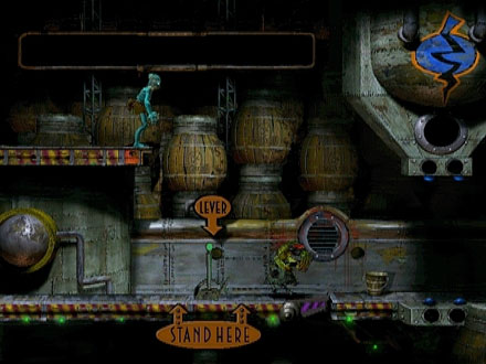 Pantallazo del juego online Oddworld Abe's Exoddus (PSX)