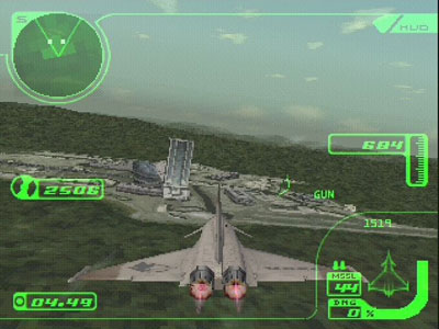Pantallazo del juego online Ace Combat 3 Electrosphere (PSX)