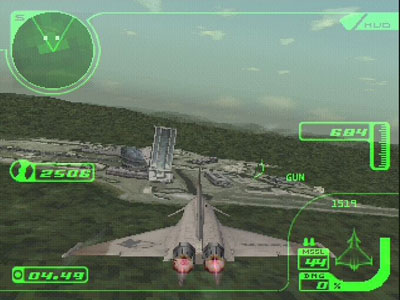 Pantallazo del juego online Ace Combat 3 Electrosphere (PSX)