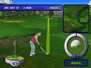 Pantallazo del juego online Actua Golf 3 (PSX)