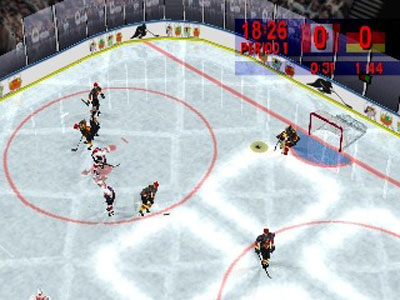 Pantallazo del juego online Actua Ice Hockey (PSX)