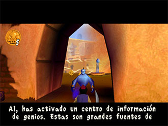 Pantallazo del juego online Disney Aladdin La Venganza de Nasira (PSX)