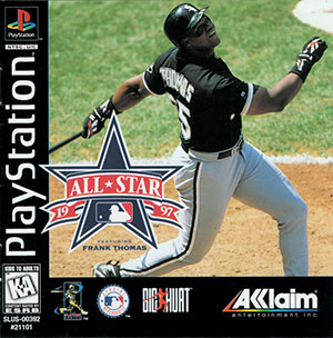 Carátula del juego All-Star Baseball '97 Featuring Frank Thomas (PSX)