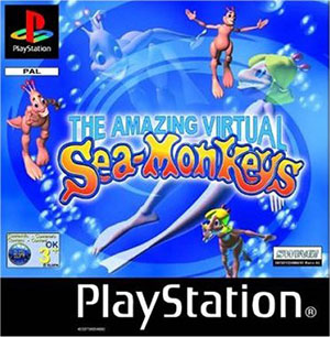 Carátula del juego The Amazing Virtual Sea Monkeys (PSX)