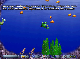 Pantallazo del juego online The Amazing Virtual Sea Monkeys (PSX)